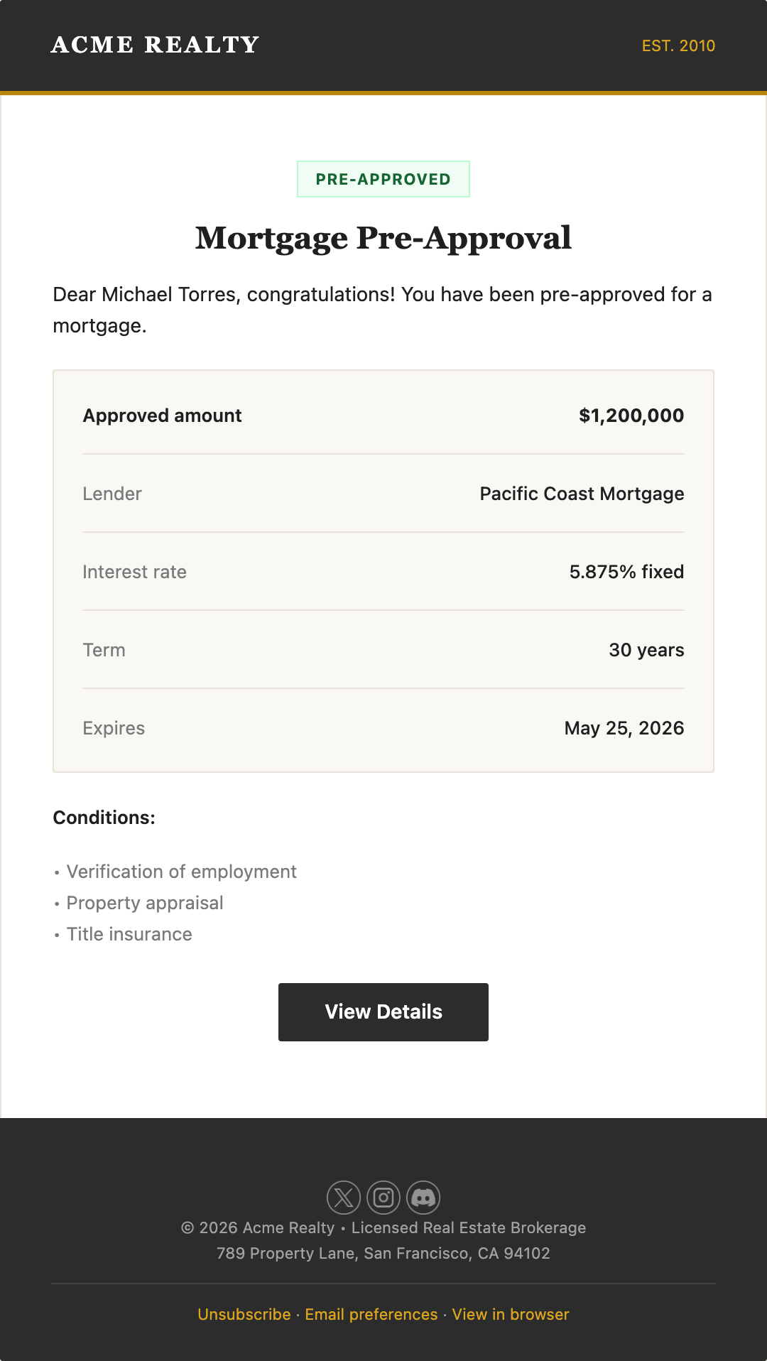 Mortgage Pre-approval